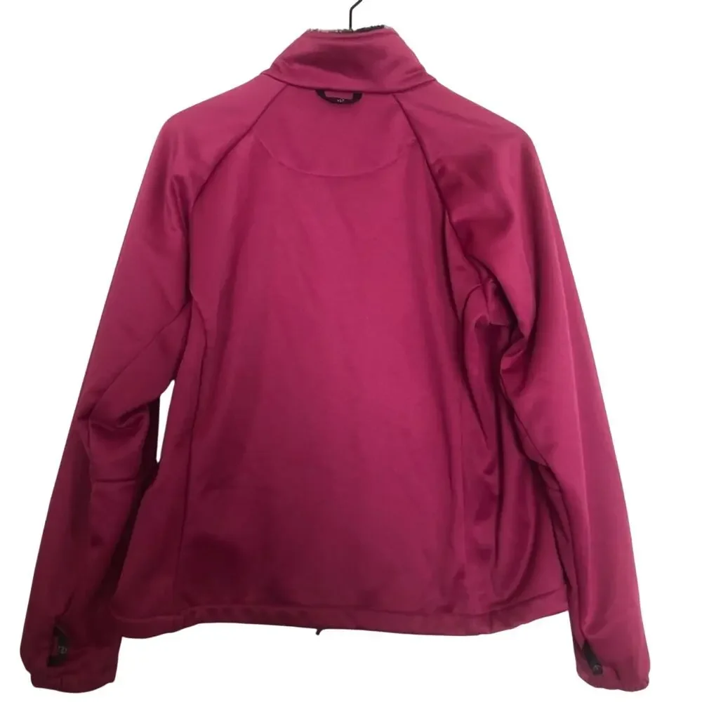 Columbia Sportswear Full Zip Zippered Pockets Mock Neck Sweater Teddy Jacket